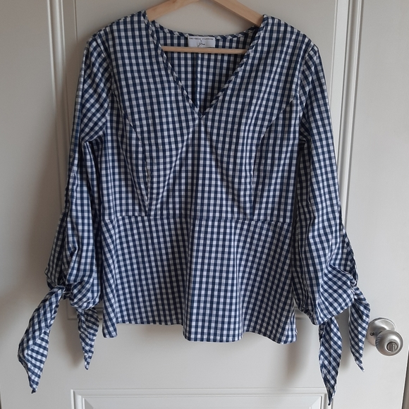 J. Crew Tops - Universal Standard J Crew Gingham Top Size Small